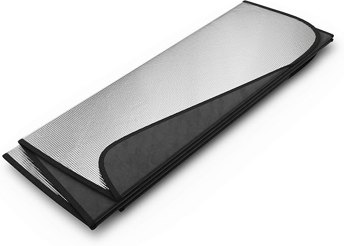 Autotech Park Foldable Sunshade Compatible with 2020-2025 Tesla Model Y and 2026 Model Y Juniper, Custom-fit Windshield Sun Shade