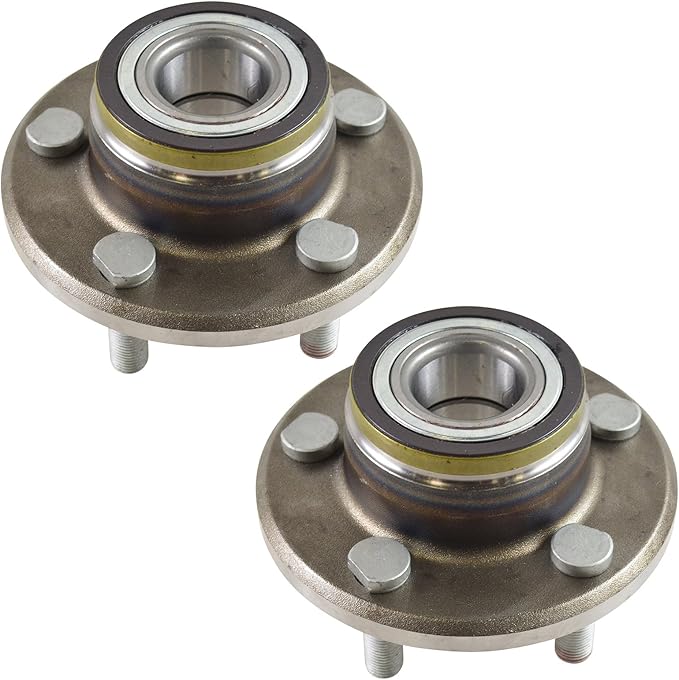 TRQ Front Left and Right Wheel Bearing and Hub Assembly Set 2 Piece Compatible with 05-11 Chrysler 300 RWD 12-14 300 SRT8 07-11 Dodge Charger RWD 12-14 Charger SRT8 08-11 Challenger 05-08 Magnum RWD