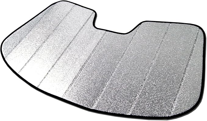 Front Car Windshield Sun Shade Compatible with 2013-2020 Acura ILX | Custom Fit Visor Accordion Fold Style Sun Protector | Silver & Grey 1-pc Set | SS-001