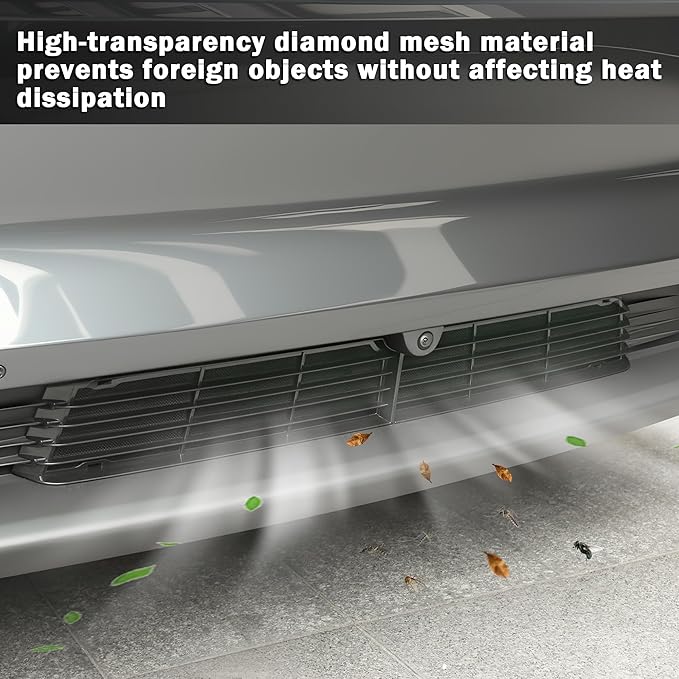 Air filters Grille Mesh Inserts for New 2025 2026 Tesla Model Y Front Air Inlet Vent Grille Cover Replacement for New Model Y Juniper Accessories (Not fit 2026 Standard & Performance)
