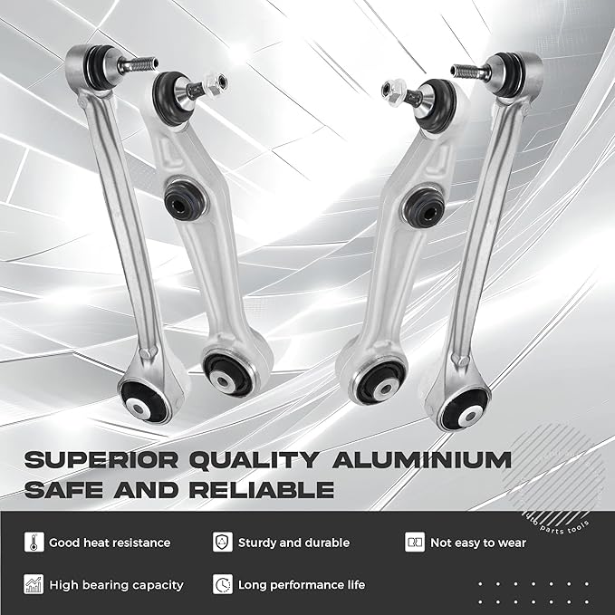 Suspension Front Control Arm Kit Compatible With 2012-2016 Tesla Model S Sway Bar Link Front