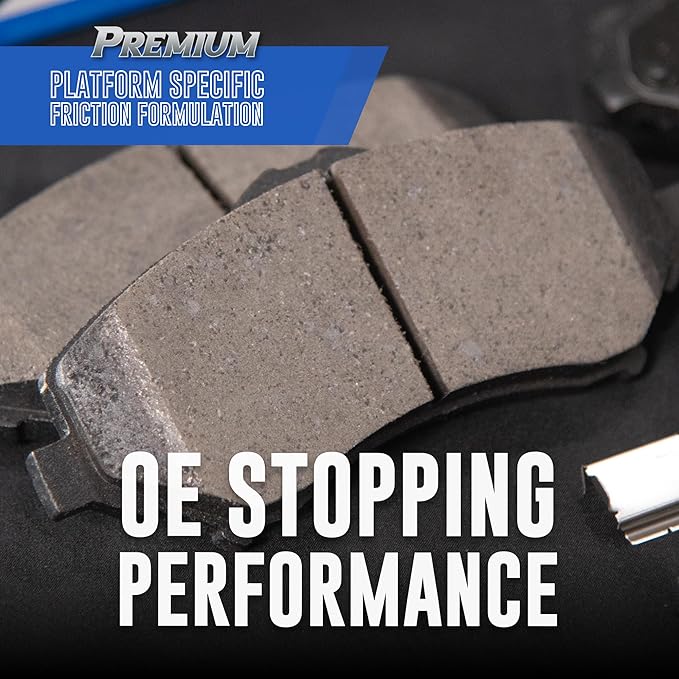 Bendix Premium SBC892 Ceramic Rear Brake Pads for Mazda Protege 2003-2001, Protege5 2003-2002
