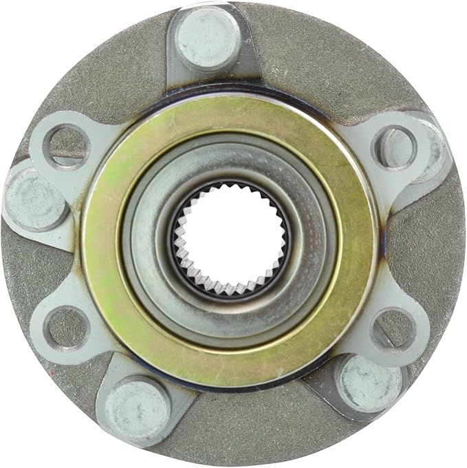 TRQ Front Left and Right Wheel Bearing and Hub Assembly Set 2 Piece Compatible with 2008-2013 Nissan Rogue 2014-2015 Rogue Select 2007-2012 Sentra SE-R 2007-2012 Sentra SE-R Spec V