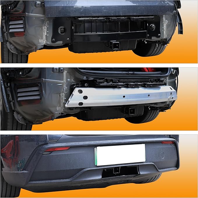 Tesla Model Y Rear Trailer Hitch, Tow Hitch 2" Receiver, Tow Hook Adapter Fit 2025 Model Y Juniper (Not for 2026, Excluded Hook)