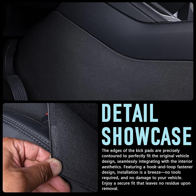 for 2025+ Tesla Model Y Juniper 7PCS TPE Door Threshold Strip & Center Console Saddle Side Protectors & 2nd Row Seat Lower Protector Anti-dust Pads 2025 2026 Model Y Juniper Accessories