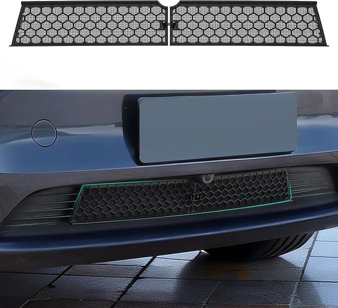 REFORM DESIGN Front Grill Mesh Insert Compatible with 2025 2026 Tesla New Model Y Juniper, Air Vent Cover Guard Replacement for Tesla Model Y Accessories (2025+ New Model Y Juniper)