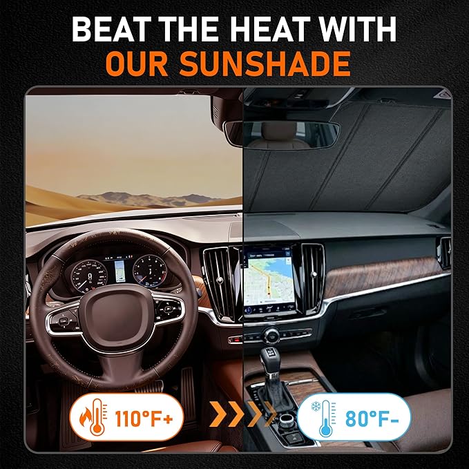 2018-2025 Model3 2020-2025 ModelY Windshield Sun Shade for Tesla Model 3 2018-2025, Model Y 2020-2025 Old Body Style Automotive Car Front Window Sunscreen Sunshade