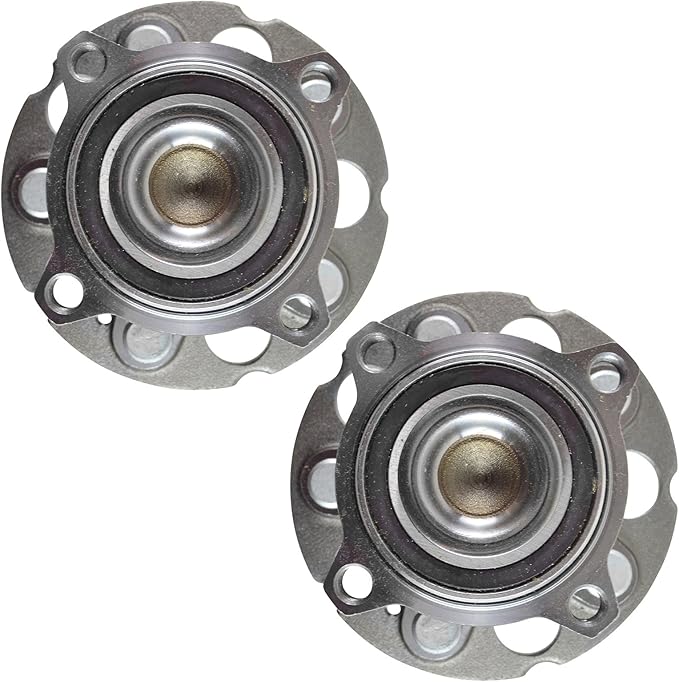 TRQ Rear Left and Right Wheel Bearing and Hub Assembly Set 2 Piece Compatible with 07-11 Honda CR-V Front Wheel Drive 10-11 Accord Crosstour Front Wheel Drive 12-15 Crosstour Front Wheel Drive