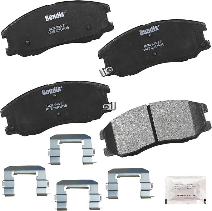 Bendix Priority1 CFM1678 Semi-Metallic Front Brake Pads for Chevrolet Captiva Sport 2015-2014