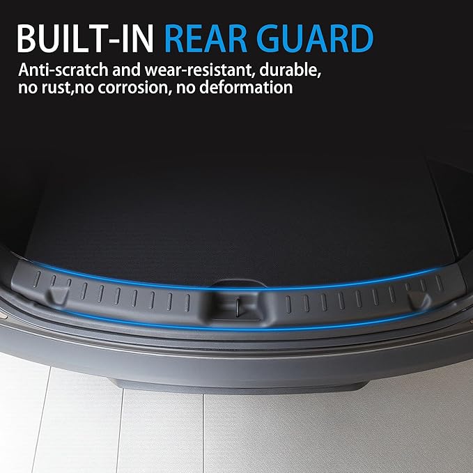 Rear Bumper Guard for Tesla Model Y Juniper 2025 2026 Accessories Rear Trunk Bumper Guard Sill Cover Protector TPE Material Not fit 2026 Standard