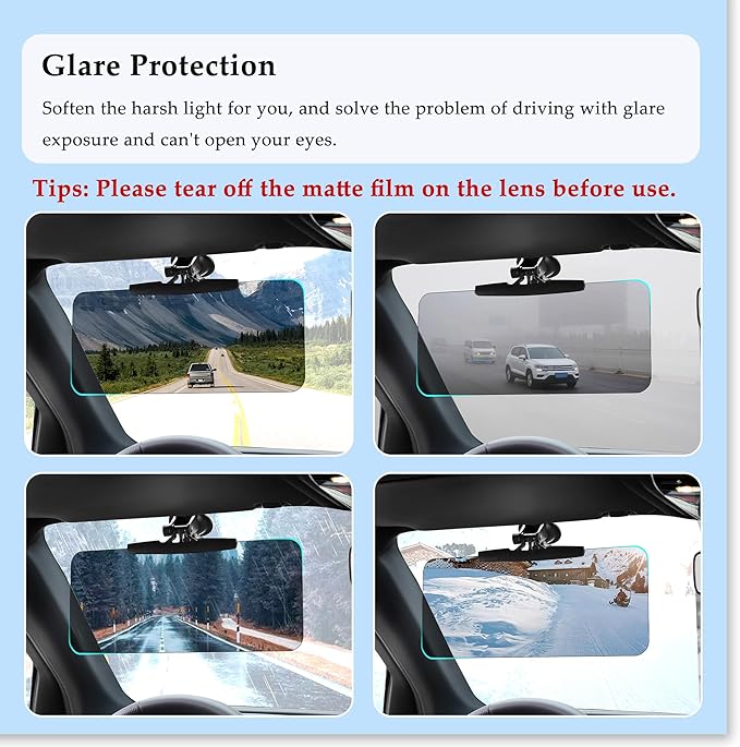 180° Adjustment Sun Visor Extender for Car,Strong Shading Car Visor Extender Sun Blocker for Glare Prevention,Universal CCar Accessories Visor Extender Attachment