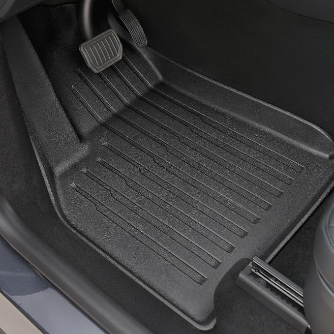Floor Mats for 2026 2025 Tesla Model Y Juniper, Full Coverage All Weather Floor Mat Cargo Liner Trunk Mat Frunk Backrest Mats Accessories (Not fit Standard)