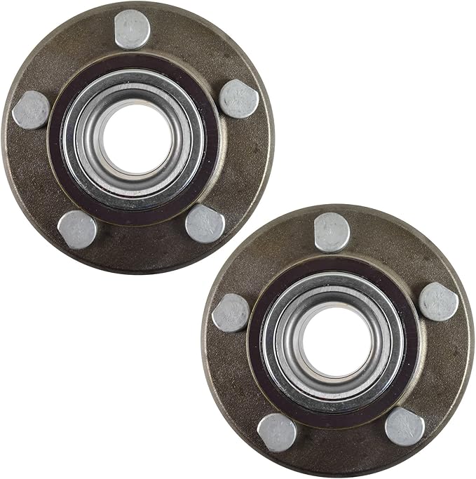 TRQ Front Left and Right Wheel Bearing and Hub Assembly Set 2 Piece Compatible with 05-11 Chrysler 300 RWD 12-14 300 SRT8 07-11 Dodge Charger RWD 12-14 Charger SRT8 08-11 Challenger 05-08 Magnum RWD