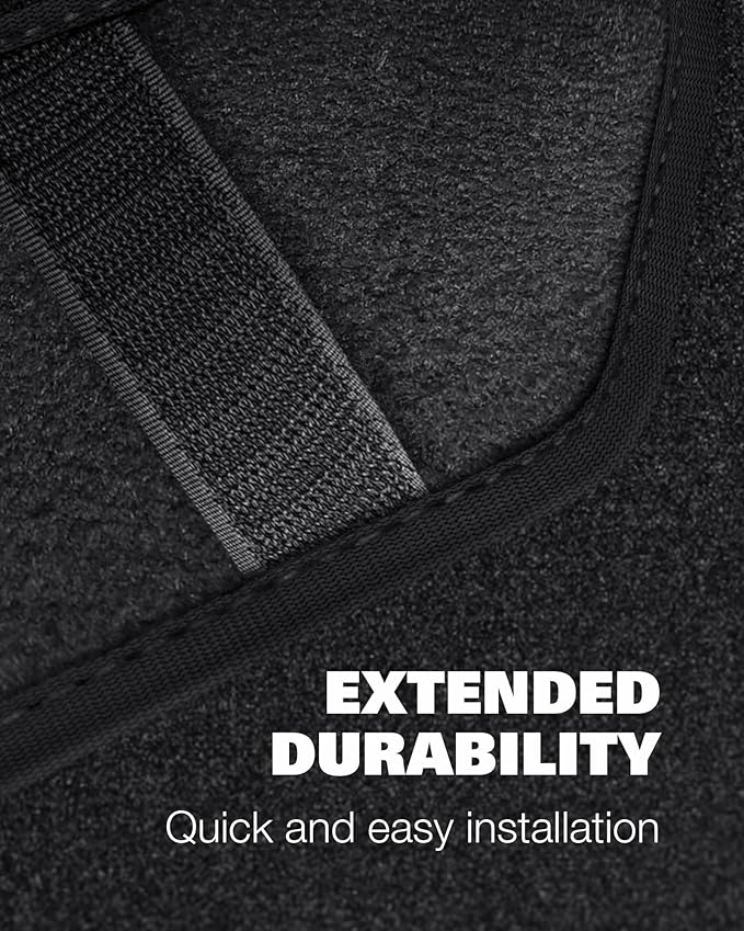 Nordstrand Floor Mats for Tesla Model 3 2023-2017 - Custom 3D Fit - 1st & 2nd Row - Set of 3 - Nylon Anti-Slip Backing - 30oz Heavy Duty Carpet Mat - All Weather Car Liner Floormats