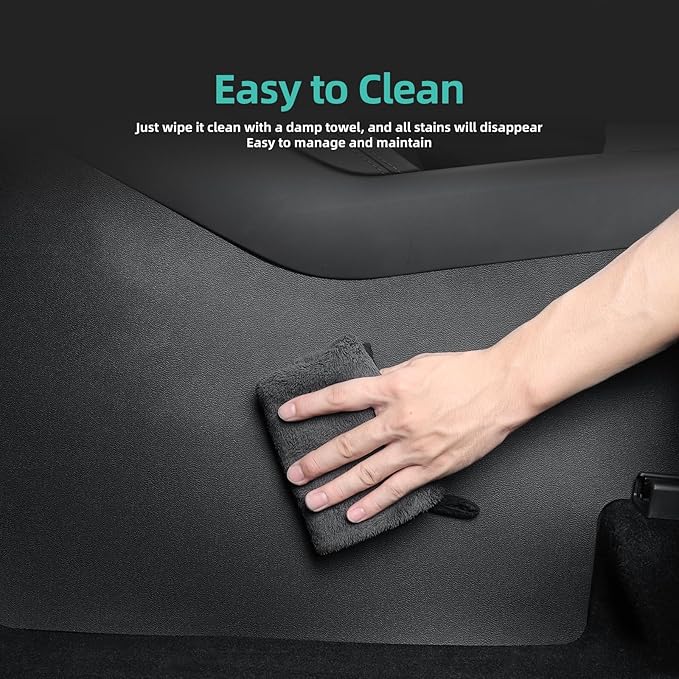 2025 2026 Model Y Juniper Center Console Side Anti-Kick Mats 5PCS TPE Scratch Resistant Protector of Center Console Sides for Model Y Refresh Juniper (Premium/Performance)-NO for (Standard)