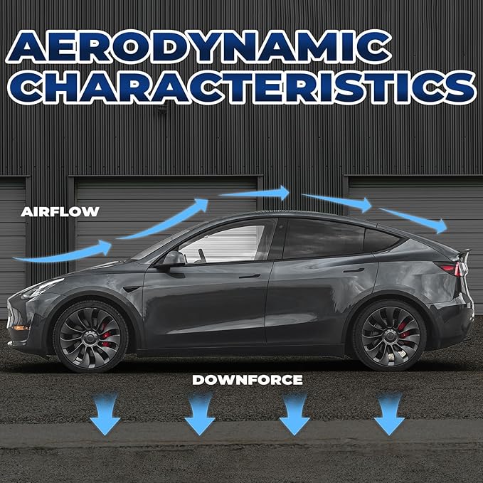 Spoiler Fit for Tesla Model Y Juniper 2025-2026 Spoiler | Carbon Fiber OEM-Style Rear Wing | Easy Drill-Free Installation | Standard & Performance Models
