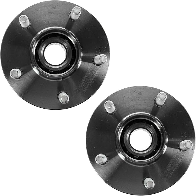 TRQ Rear Wheel Bearing and Hub Assembly Set 2 Piece Compatible with 1995-1999 Nissan Maxima 4 Wheel ABS 1996-1999 Infiniti I30