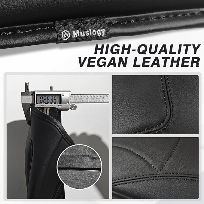 Muslogy Center Console Armrest Cover Fit for Toyota RAV4 2019-2025 Accessories, Comfort Armrest Pad Console Lid Cushion Vegan Leather Regular Thick