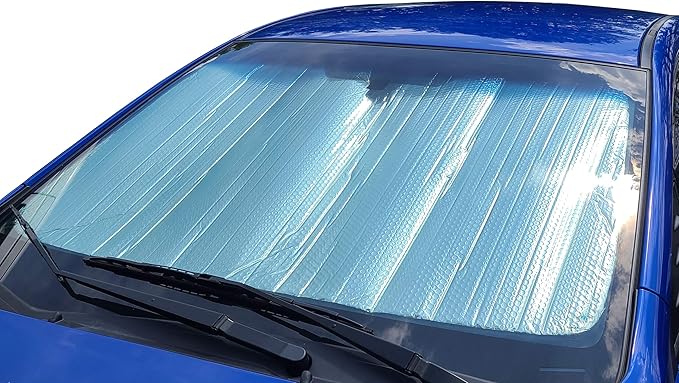 AutoTech Zone Sunshade for 2018-2025 Tesla Model 3, Custom-fit Windshield Sun Shade