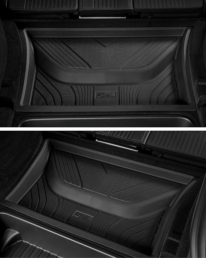 3W 2025 2026 Tesla Model Y Juniper Cargo Mat with Front & Rear Trunk Mats Cargo Liners Anti-Slip TPE All Weather Accessories Vigormold™