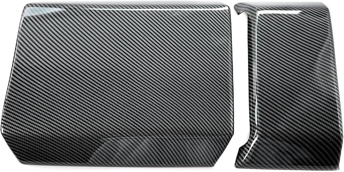 Barong for Tesla Cybertruck Accessoriess Interior Stickers Car Armrest Center Console Middle Console Cover Armrest Seat Box Cover Trim Frame Decal Carbon Fiber Pattern