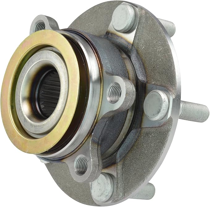 TRQ Front Left and Right Wheel Bearing and Hub Assembly Set 2 Piece Compatible with 2008-2013 Nissan Rogue 2014-2015 Rogue Select 2007-2012 Sentra SE-R 2007-2012 Sentra SE-R Spec V