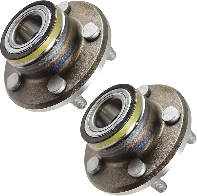 TRQ Front Left and Right Wheel Bearing and Hub Assembly Set 2 Piece Compatible with 05-11 Chrysler 300 RWD 12-14 300 SRT8 07-11 Dodge Charger RWD 12-14 Charger SRT8 08-11 Challenger 05-08 Magnum RWD