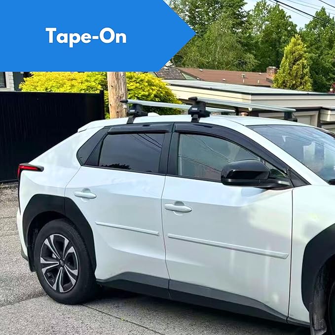 KPY Rain Guard Compatible with Honda Accord Coupe 1998-2002, 2PC Window Visor Side Window Vent Deflectors Tape-On Style, 1998 1999 2000 2001 2002
