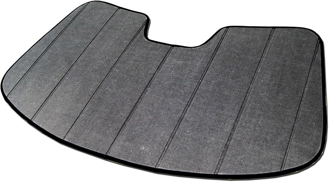 Front Car Windshield Sun Shade Compatible with 2013-2020 Acura ILX | Custom Fit Visor Accordion Fold Style Sun Protector | Silver & Grey 1-pc Set | SS-001