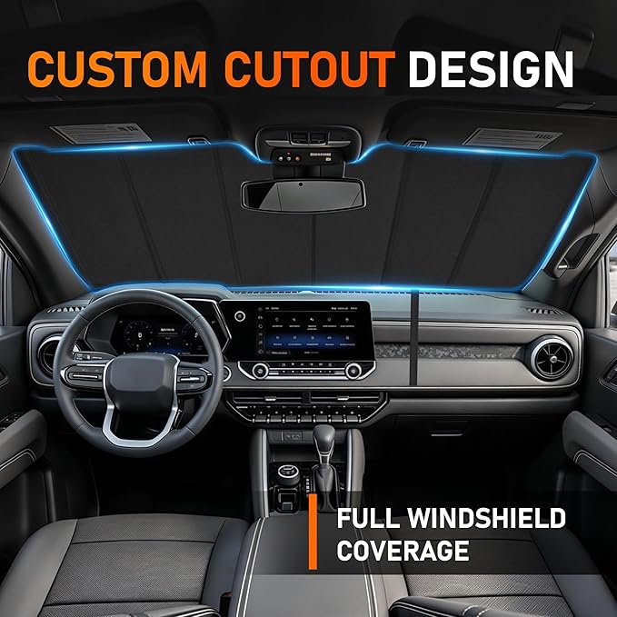 2018-2025 Model3 2020-2025 ModelY Windshield Sun Shade for Tesla Model 3 2018-2025, Model Y 2020-2025 Old Body Style Automotive Car Front Window Sunscreen Sunshade
