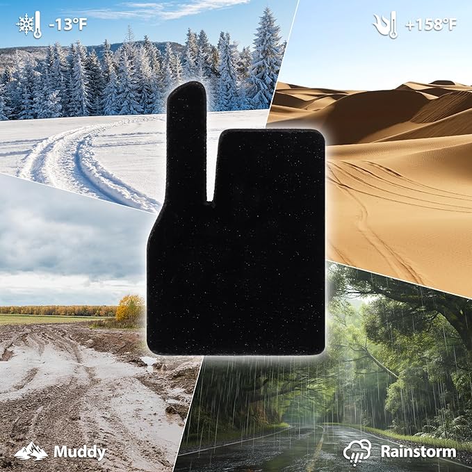 Floor Mats Fits for 2024-2025 Tesla Model 3, 3PCS 0.6" Thick Waterproof Anti-Slip Car Accessories, Premium Plush Odorless Floor Mats for 5-Seater, Noise-Reducing