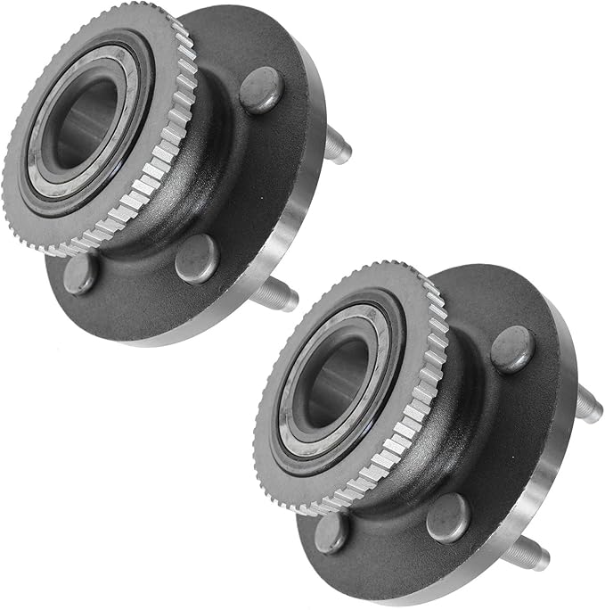 TRQ Front Left and Right Wheel Bearing and Hub Assembly Set 2 Piece Compatible with 98-02 Ford Crown Victoria 98-02 Lincoln Town Car 98-02 Mercury Grand Marquis 1997 Ford Crown Victoria from 4-01-97