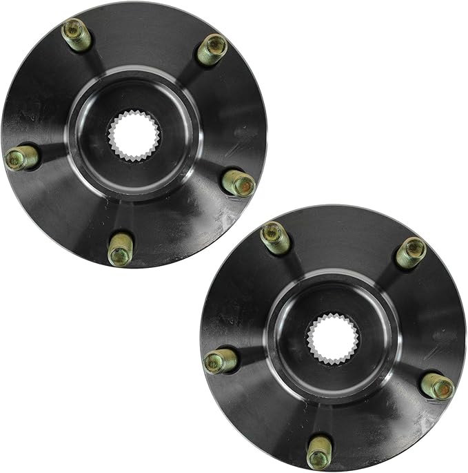 TRQ Front Wheel Bearing and Hub Assembly Set 2 Piece Compatible with 95-05 Mitsubishi Eclipse 99-03 Galant 04-08 Galant ES 96-00 Chrysler Sebring LX 95-00 Dodge Avenger 01-05 Stratus Coupe