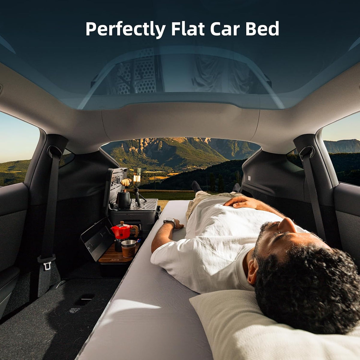 Flatcore 6.7-Inch Solo Backseat Foam Mattress for Tesla Model Y