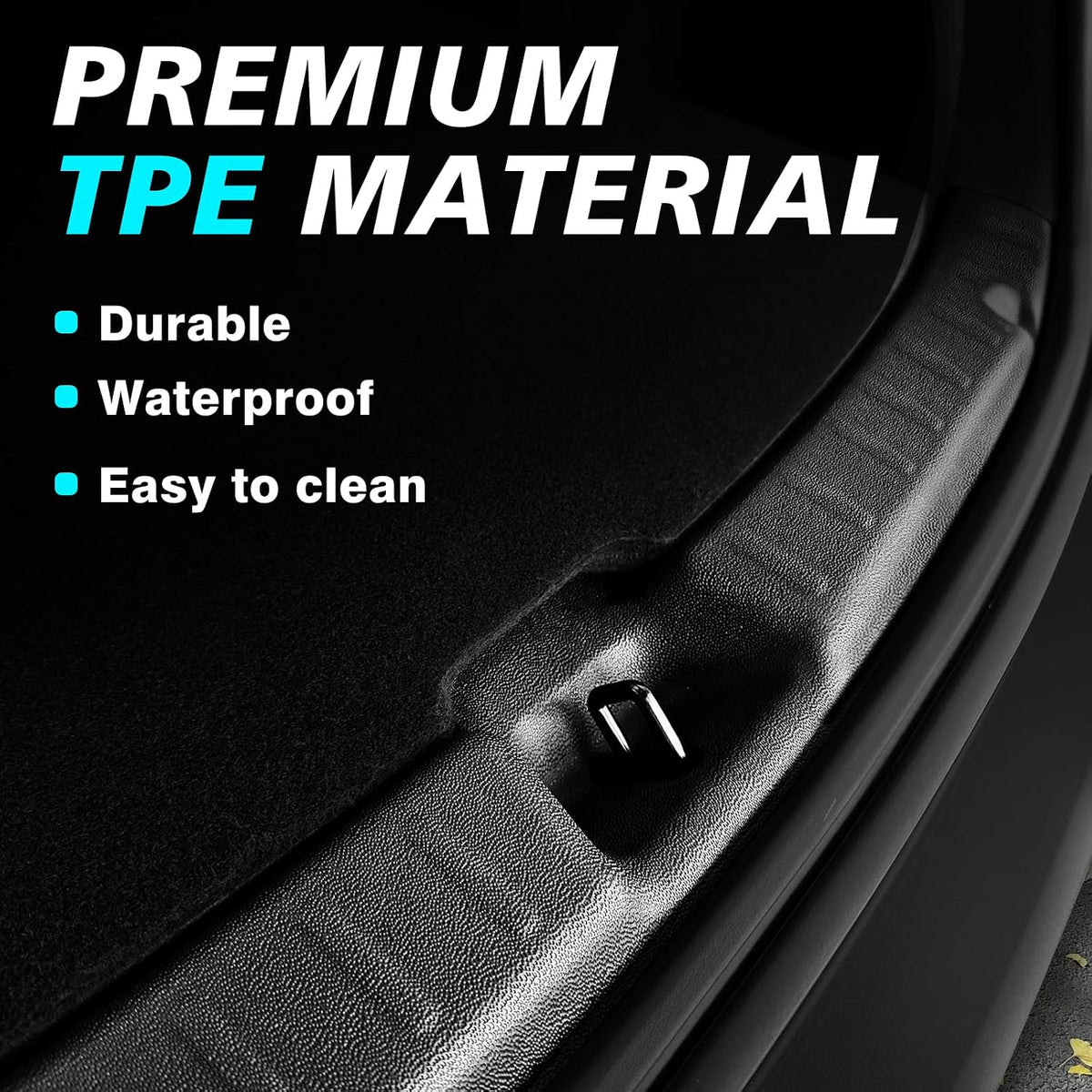 2026 Tesla Model Y Upgrade Rear Bumper & Trunk Sill Cover Protector Bumper Guards Compatible with Tesla Model Y Juniper Refresh (Premium & Performance 2025/2026)
