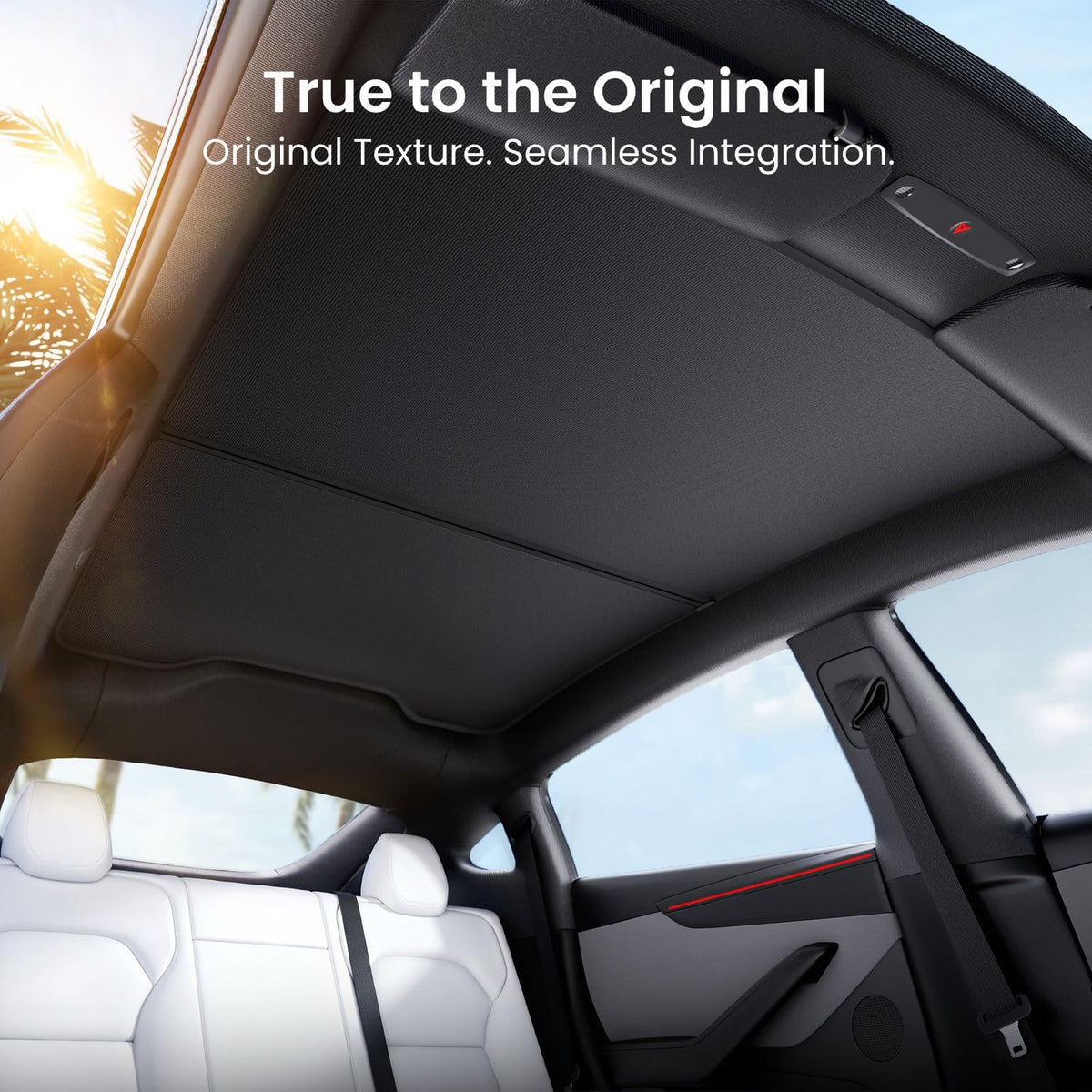 Tesla Model Y Juniper (2026-2025) Sunshade Roof Accessories, Black