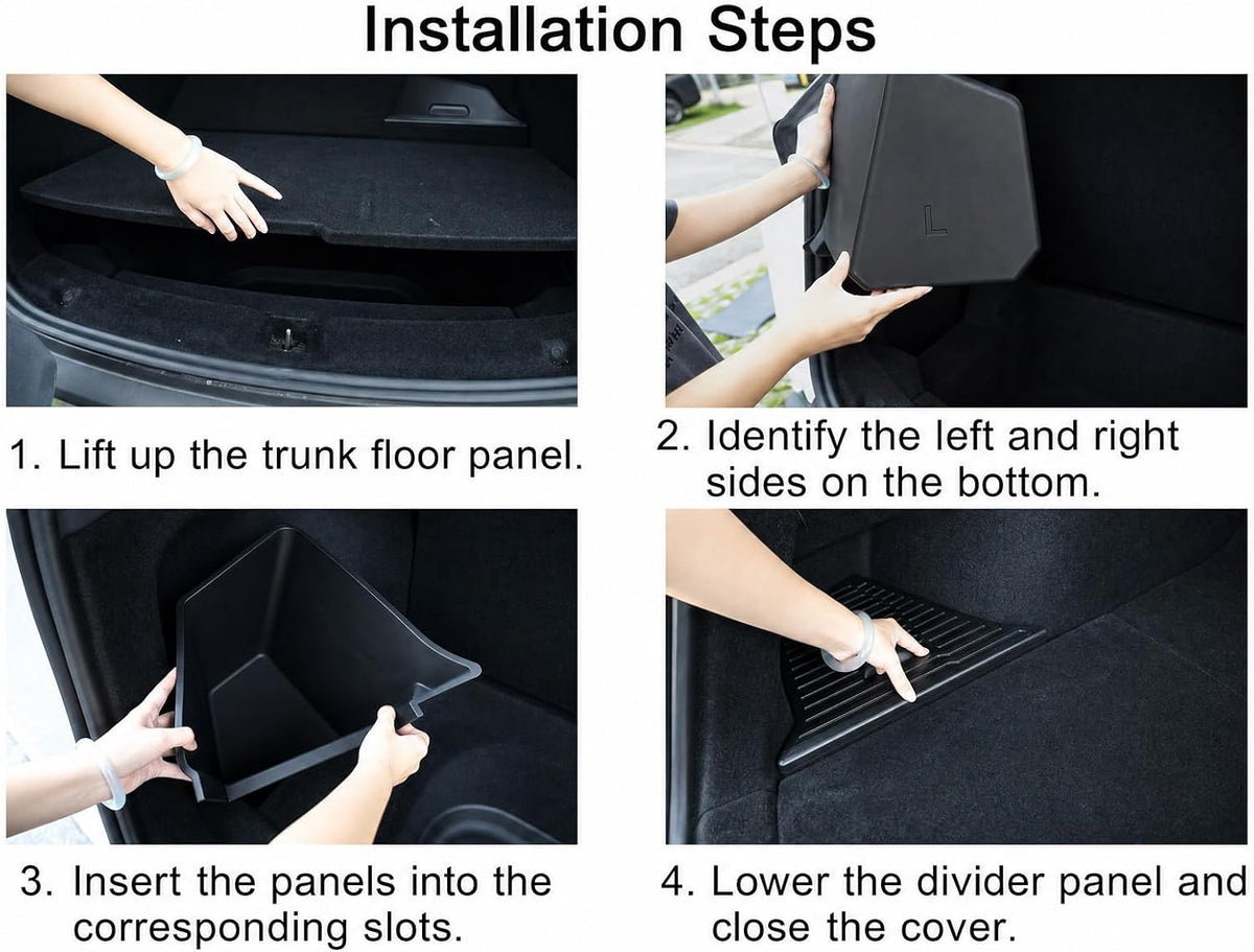 11PCS Floor Mats for 2025-2026 Tesla Model Y Juniper