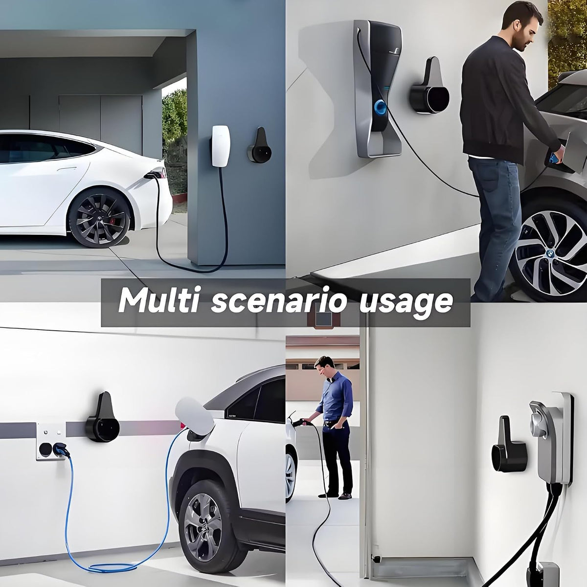 AWINLI Tesla Car Charger Bracket,Portable Car Charger Accessory Cable Hook