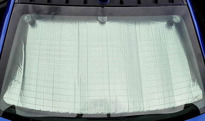 Autotech Park Rear Windshield Sunshade Compatible with 2018-2025 Tesla Model 3, Custom-fit Windshield Sun Shade