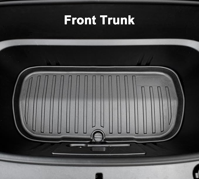 SUPER LINER Tesla Model Y Floor Mats 2025 2026 | Custom Fit All-Weather 9-Piece Set TPE Material| Model Y Juniper Floor Mats Back Seat Protector,Cargo Liner, Trunk & Interior Accessories 5-seat
