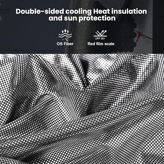 2025 Upgraded Cybertruck Roof Sunshade Heat-Insulating, UV-Protective, Nano-Reflective Interior Accessories for Tesla Cybertruck 2024-2025