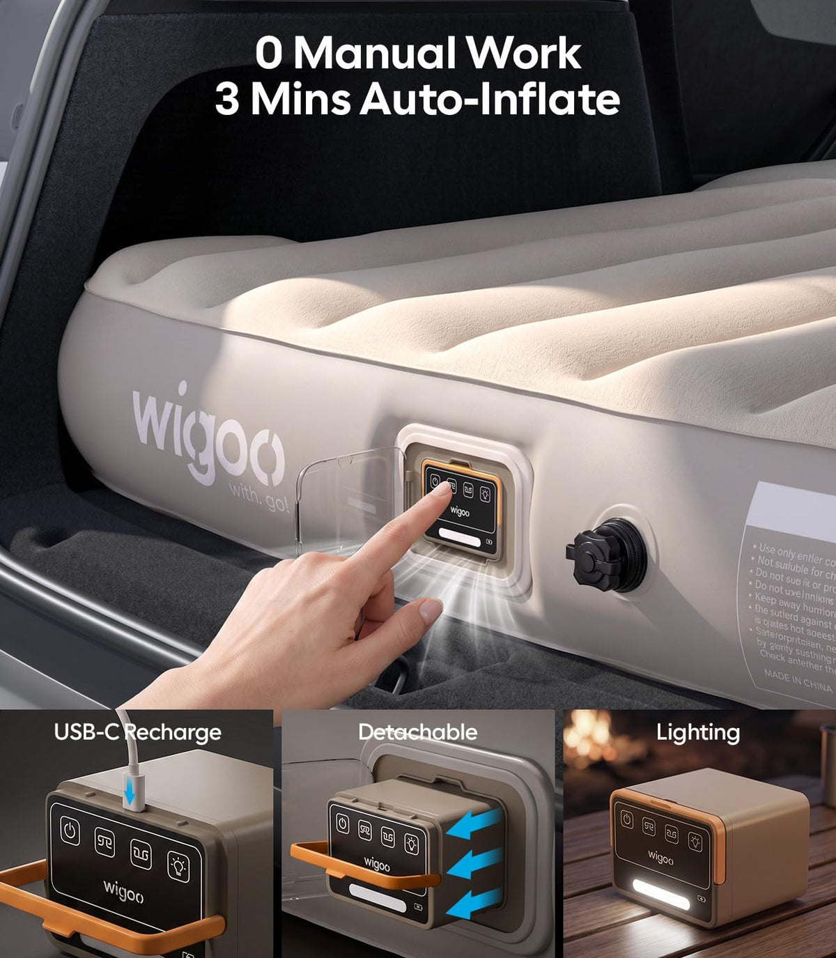 2026 Flatfit Air Mattress for Tesla Model Y 2020-2026, NOT for YL