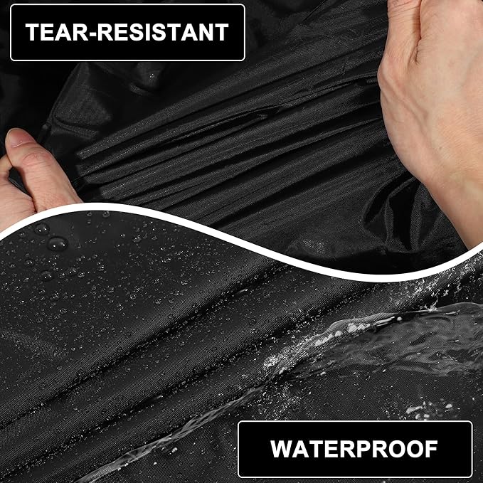 X AUTOHAUX Car Cover for Honda Accord Sedan/Coupe 210D-PU Outdoor Full Car Cover All Weather with Door Zipper for Waterproof Windproof Sun Rain Snow Protection