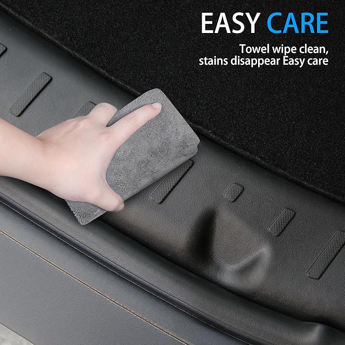 Rear Bumper Guard for Tesla Model Y Juniper 2025 2026 Accessories Rear Trunk Bumper Guard Sill Cover Protector TPE Material Not fit 2026 Standard