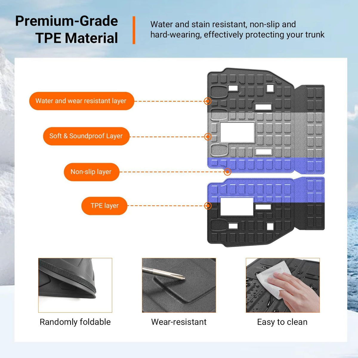 Rear Backrest Mats Compatible with 2021-2026 Toyota Sienna