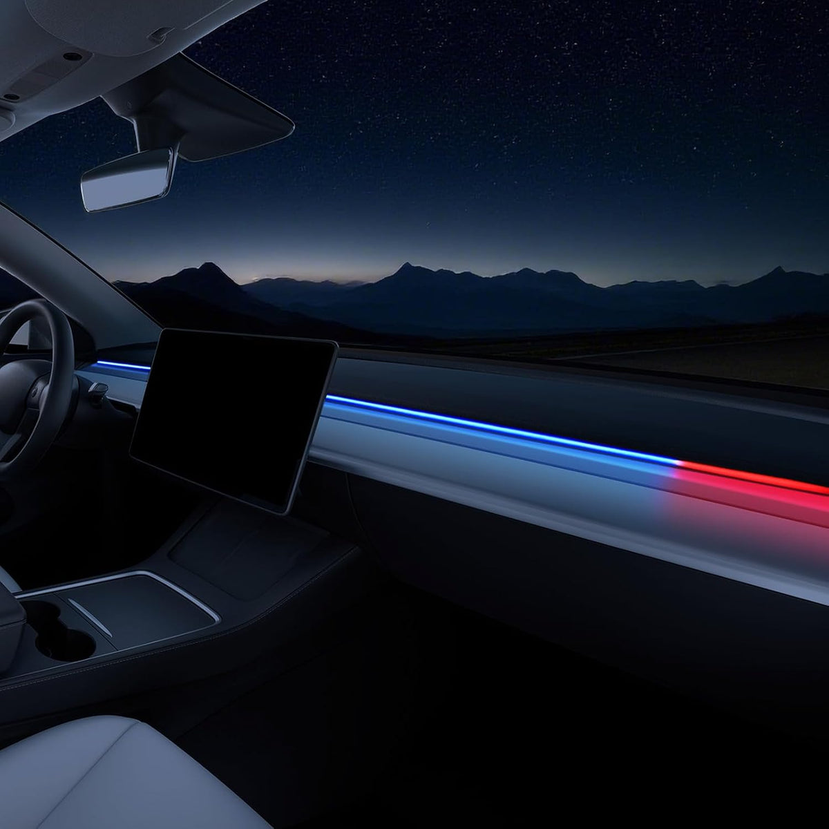Ambient Light with Blind Spot Alert for Model 3 Highland Y Juniper