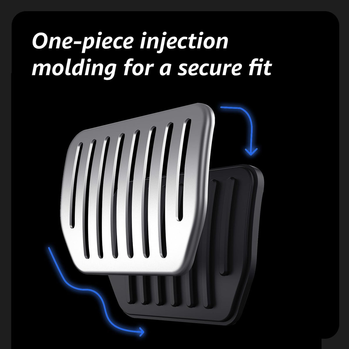 for Tesla Performance Pedal Pads Cover Foot Aluminum Non-Slip Pedals for Model Y(Juniper) Model 3(Highland) and Tesla Model 3/Y 2017-2026