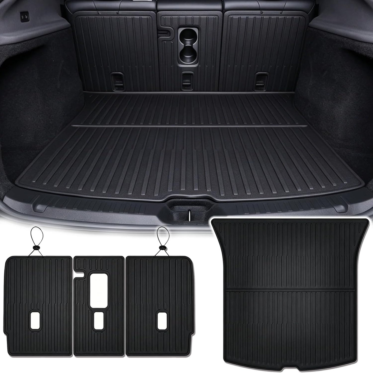 Tesla Model Y Juniper Trunk Mats Set 2026 2025（Only Fit Standard）