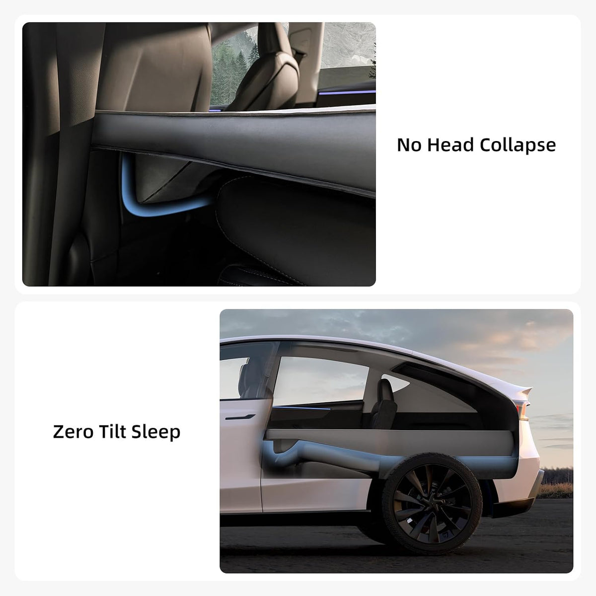 Flatcore 6.7-Inch Solo Backseat Foam Mattress for Tesla Model Y