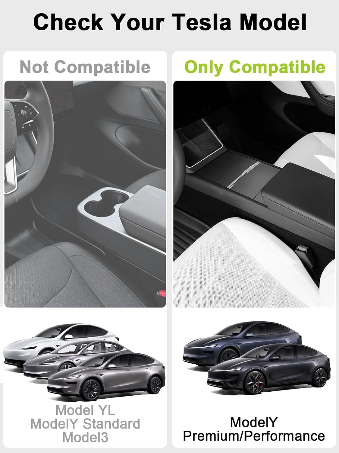 Door Side Storage for 2025 2026 Tesla Model Y Juniper Accessories